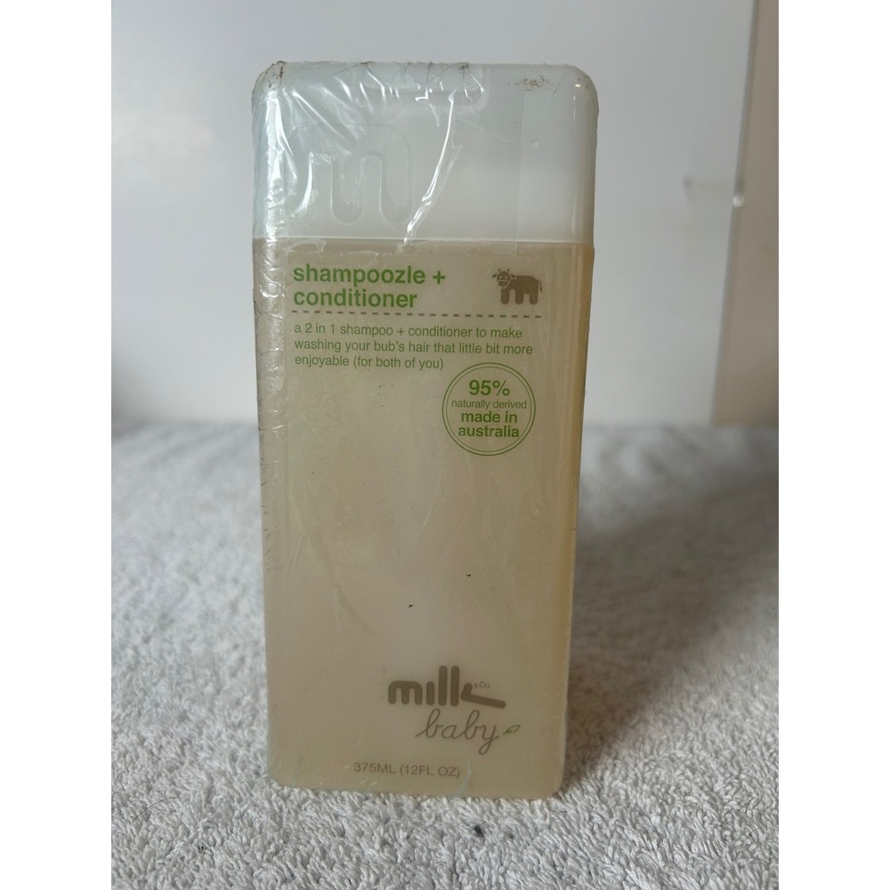 Milk & Co Baby Shampoozle Conditioner and Bath Time Wash Set 375ml 2 Pack